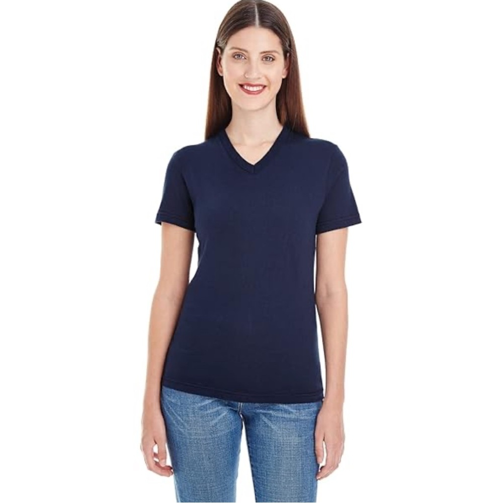 American Apparel Unisex-Adult V-Neck T-Shirt